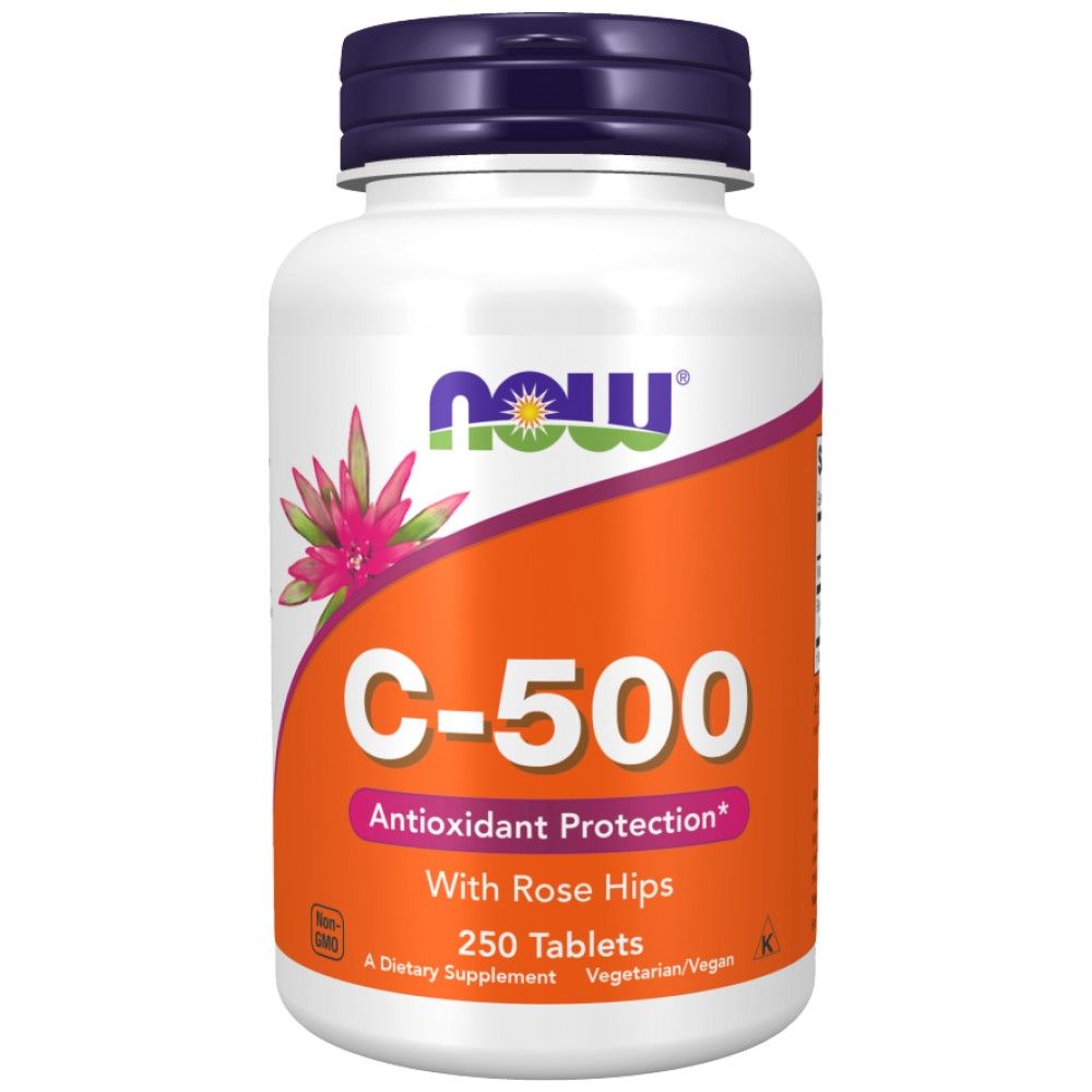 Vitamin C-500 with Rose Hips - 250 δισκία