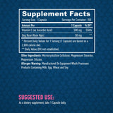 Βιταμίνη C με τριαντάφυλλα 500mg/100 καπάκια.