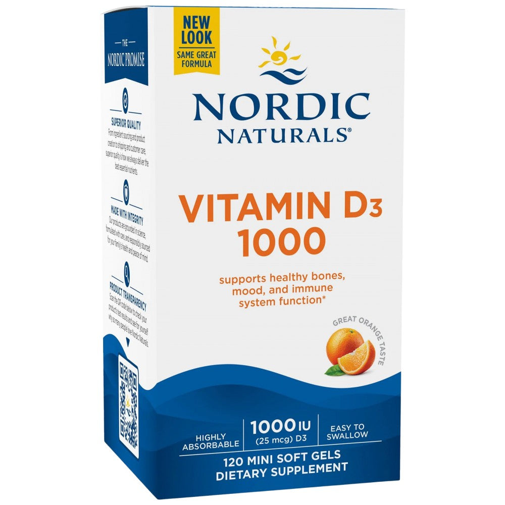 Βιταμίνη D3 1000 IU - 120 κάψουλες gel