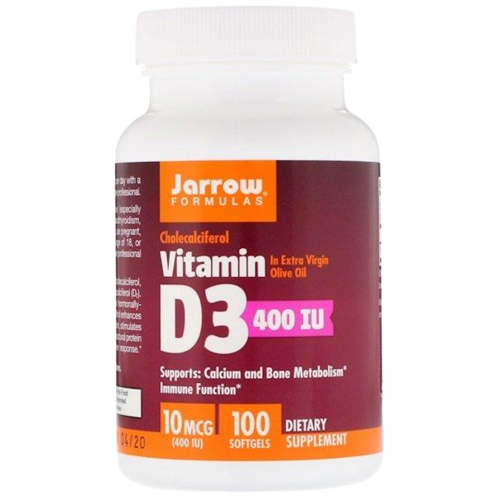 Βιταμίνη D3 400 IU 100 Gel κάψουλες