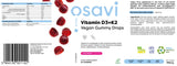 Βιταμίνη D3 400 IU + K2 75 MCG | Vegan Gummy Drops - 60 καραμέλες