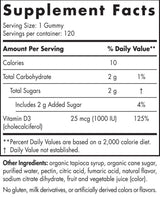 Βιταμίνη D3 Gummies Sport 1000 IU - 120 Gummies