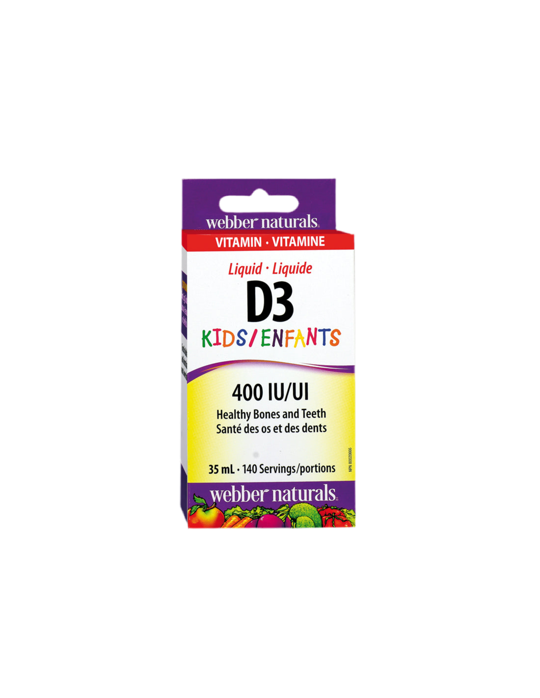 Βιταμίνη D3 Παιδιά/ βιταμίνη D3 για παιδιά 400 IU x 35 ml/ 140 δόσεις