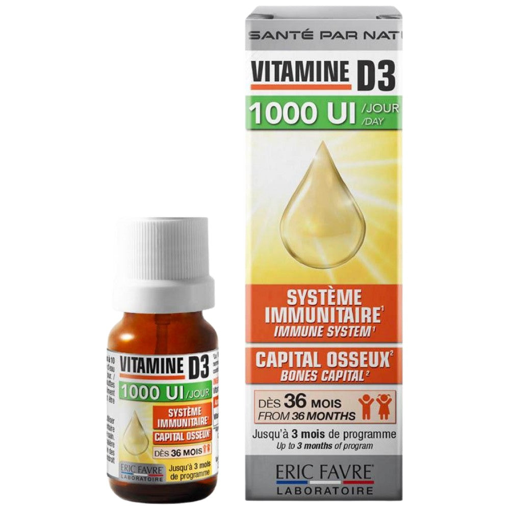 Βιταμίνη D3 υγρό | 200 IU ανά πτώση - 20 ml