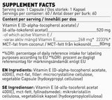 Βιταμίνη Ε 400 IU | με λάδι MCT - 60 κάψουλες