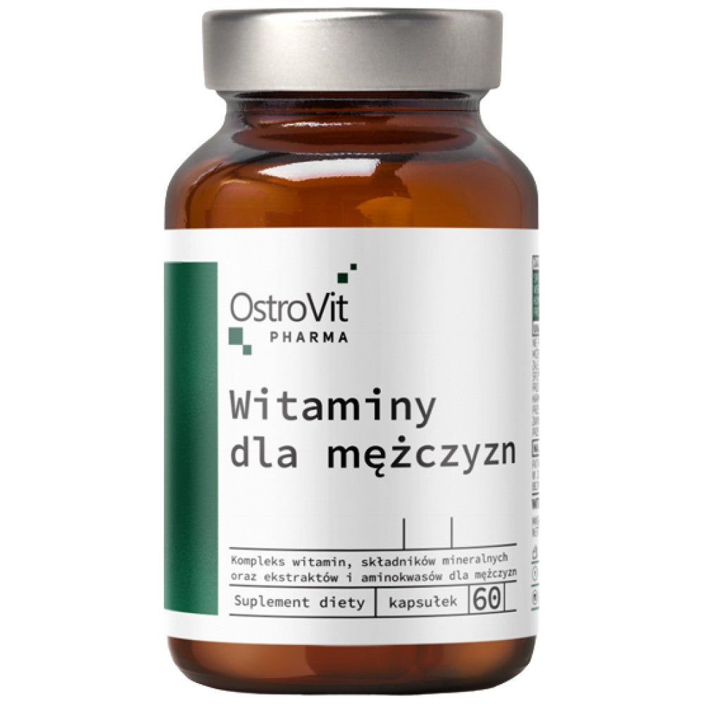 Βιταμίνες για Άντρες | με κάψουλες Ashwagandha, Tribulus και Saw Palmetto 60