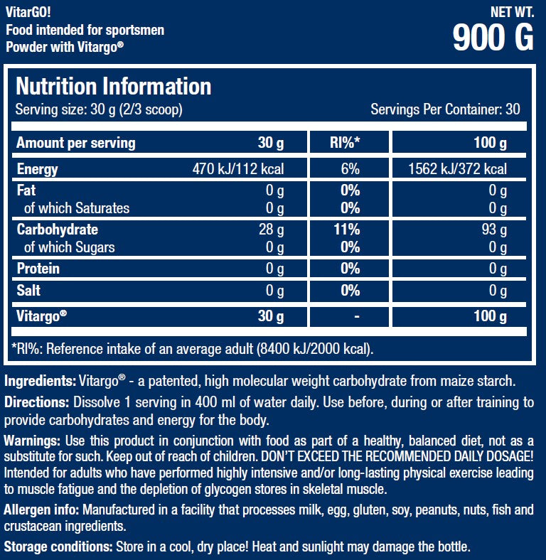 Vitargo 0,900 κιλά