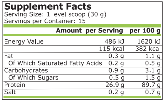 <tc>Pure Nutrition</tc> - ΟΡΡΟΣ ΓΑΛΑΚΤΟΣ ΑΠΟΜΟΝΩΣΗΣ - 454 γρ.