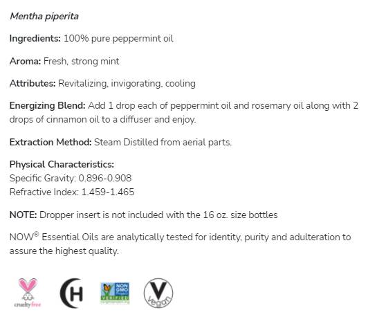 Λάδι μέντας | 100% Pure Mentha Piperita - 30 ml