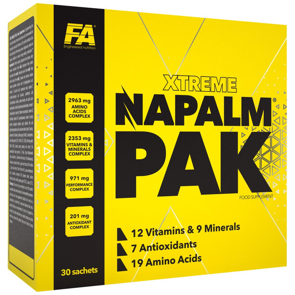 Xtreme Napalm Pak | Πλήρεις βιταμίνες, ορυκτά και αντιοξειδωτικά φόρμουλα - 30 πακέτα