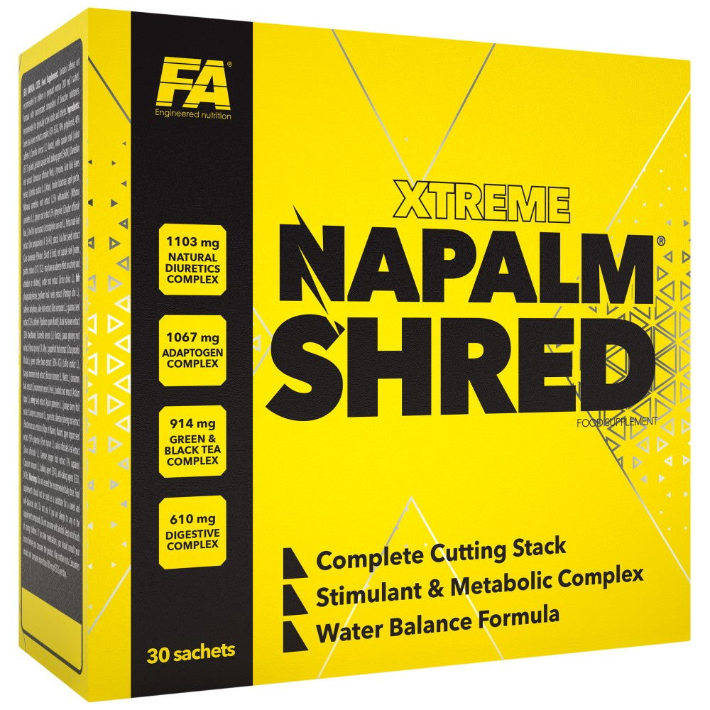 Xtreme Napalm Shred | Πλήρης στοίβα κοπής - 30 πακέτα