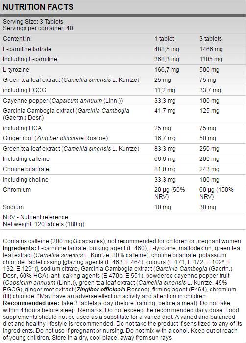 Xtreme Thyroburn - 120 δισκία
