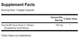 Yacontrol Yacon Root Extract 4: 1 100 mg - 90 κάψουλες