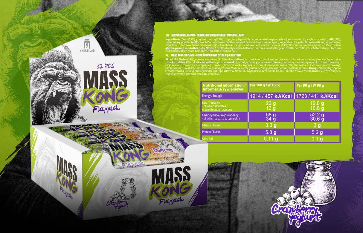 Mass Kong Flapjack ~ Oat Bar - 90 γραμμάρια