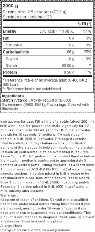 <tc>VITARGO</tc> Φορτωτής καρμπυρατέρ - 2000 γραμμάρια