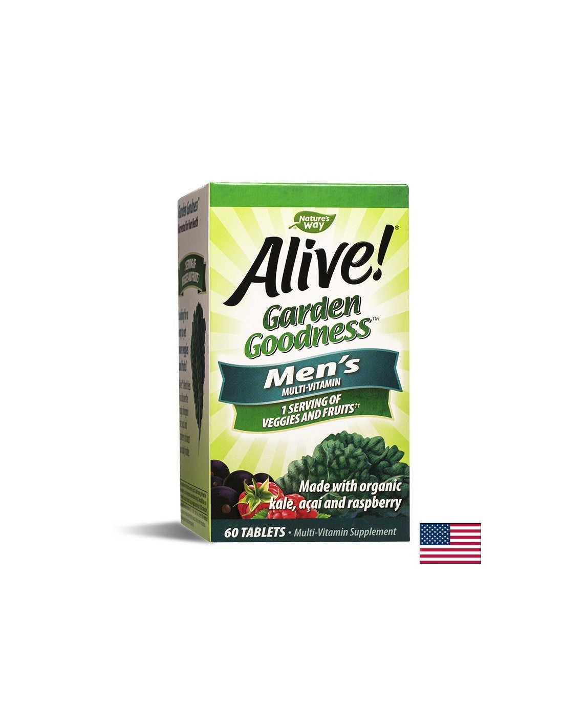 <tc>Alive</tc>! Garden Goodness Πολυβιταμίνες για Άνδρες - 60 Δισκία