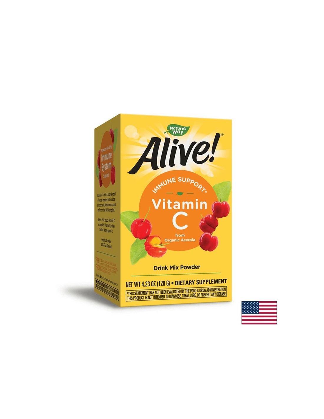 <tc>Alive</tc>! Βιταμίνη C σε σκόνη - 120 γραμμάρια