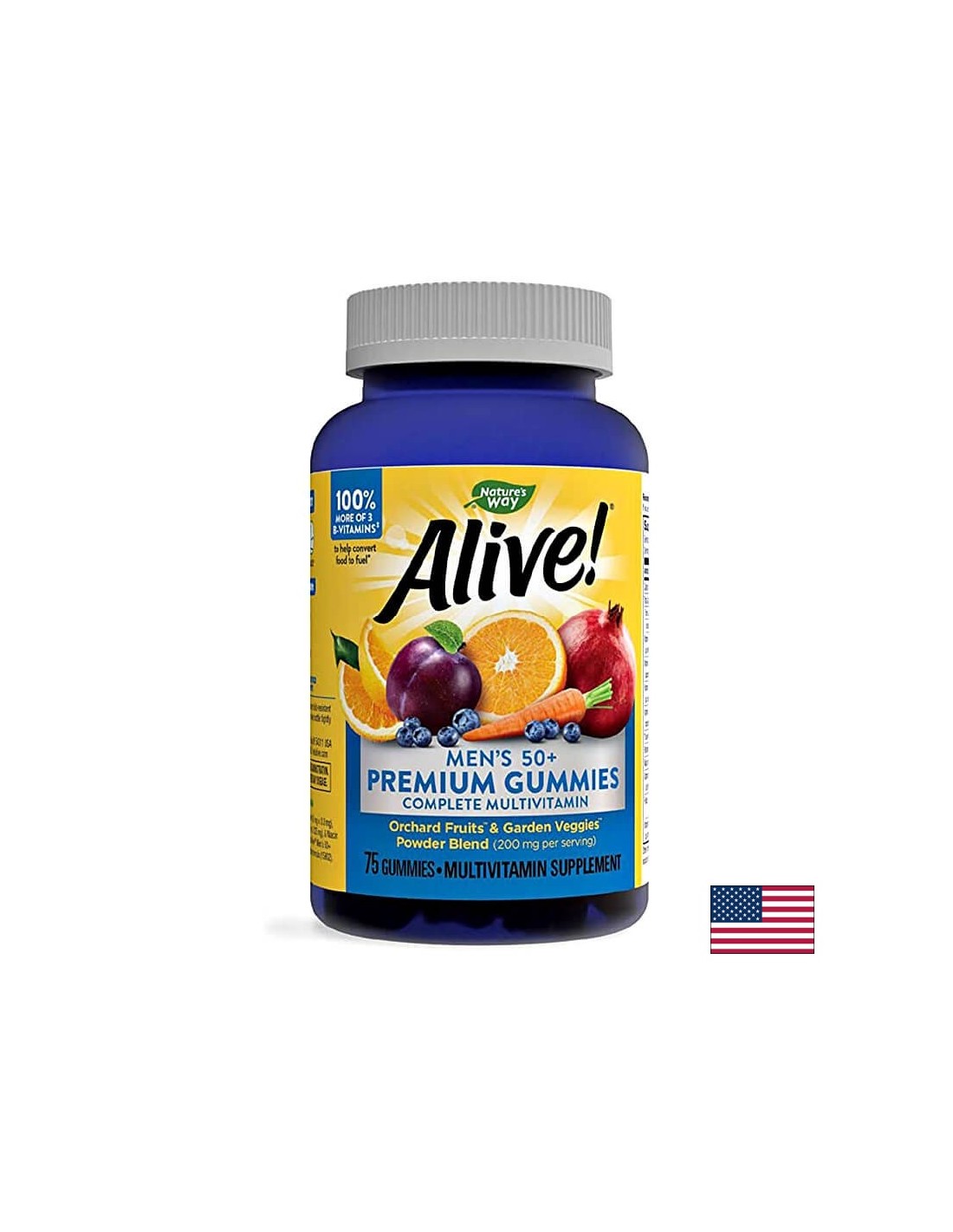 <tc>Alive</tc>Πολυβιταμίνες για Άνδρες 50+ - 75 ζελεδάκια