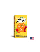 <tc>Alive</tc>Βιταμίνη C / <tc>Alive</tc>! Βιταμίνη C (από βιολογική ασερόλα), 120 κάψουλες Nature's Way