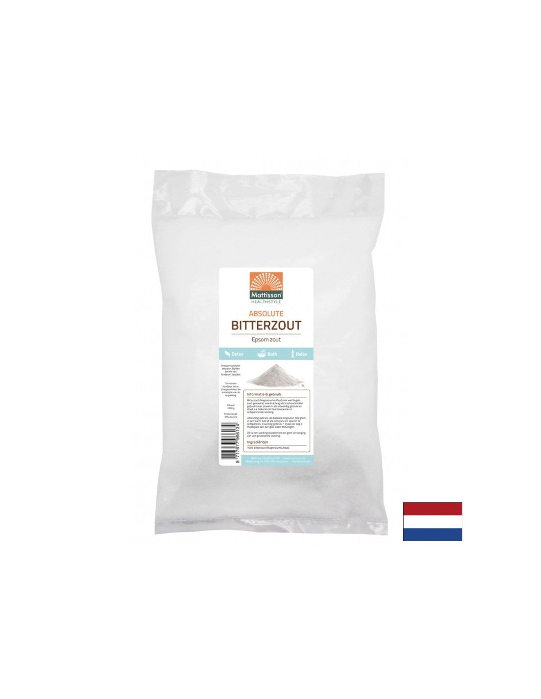 Αλάτι Epsom (θειικό μαγνήσιο), 1 kg