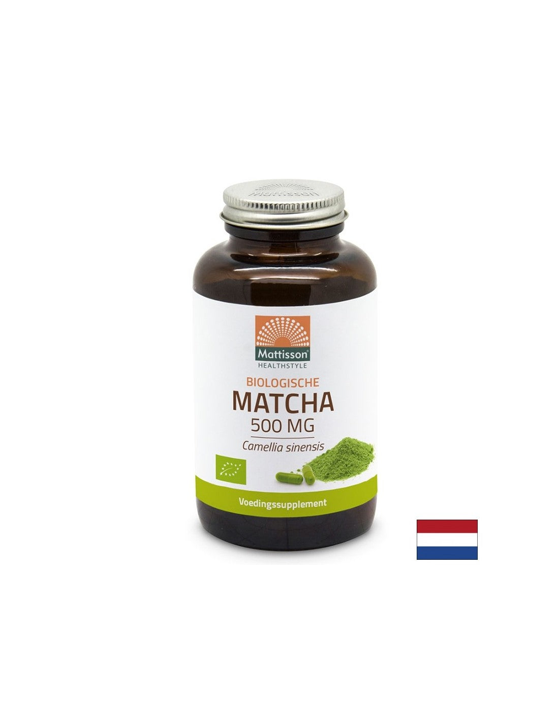 Αντιοξειδωτικό - Matcha Bio, 500 mg x 60 κάψουλες <tc>Mattisson Healthstyle</tc>