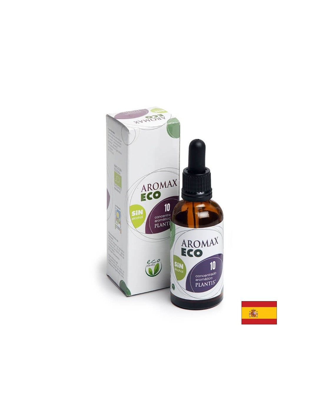 Βότανο βάμμα για απώλεια βάρους - Aromax Eco 10 Plantis®, χωρίς αλκοόλ, 50 ml