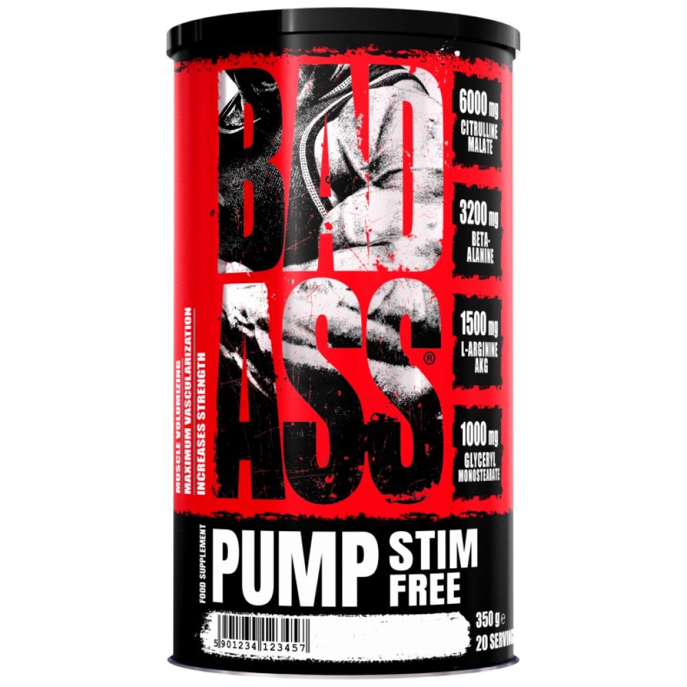 <tc>BAD ASS</tc> Φόρμουλα χωρίς ερεθισμούς PUMP - 350 γραμμάρια