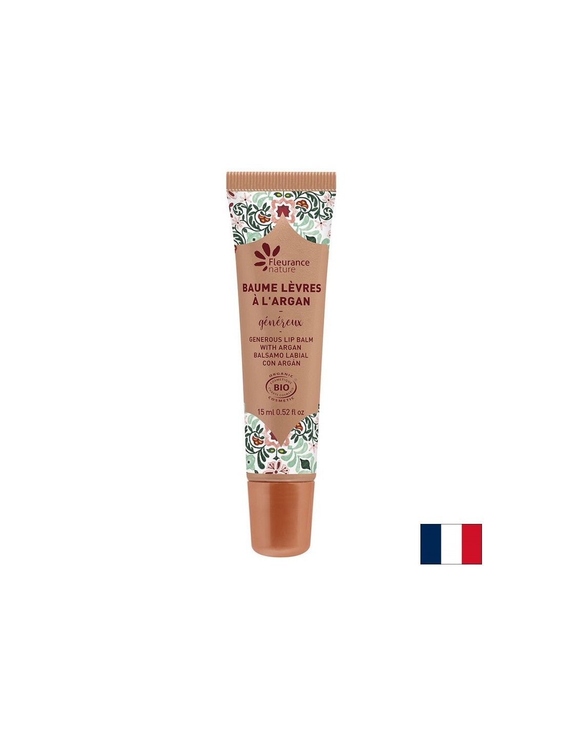 Βάλσαμο για τα χείλη με οργανικό argan, 15 ml φύση fleurance