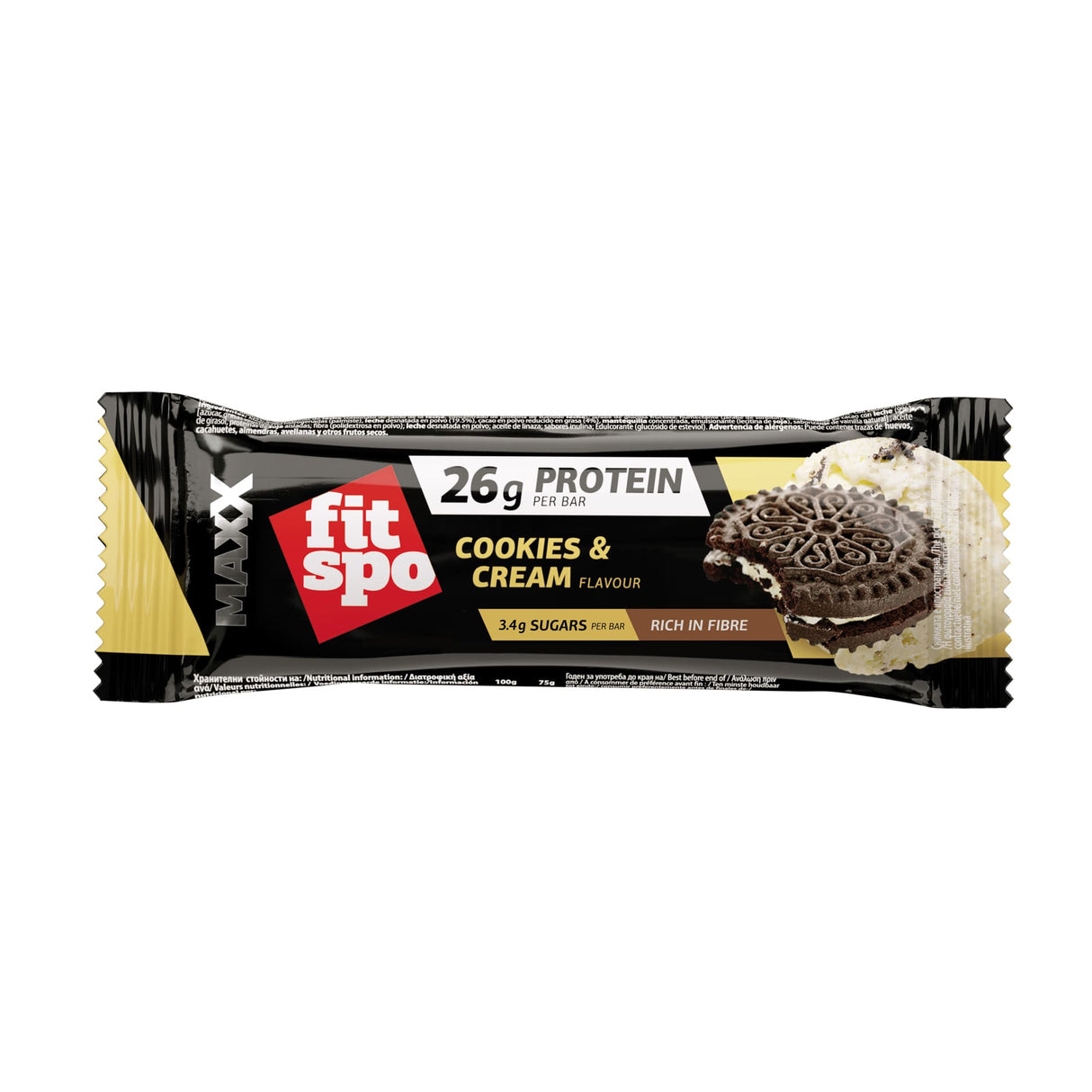 Μπισκότα και κρέμα Maxx Bar - 12 x 75 γραμμάρια