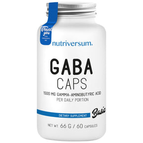 GABA 750 mg - 60 capsules - Nutra Best Europe