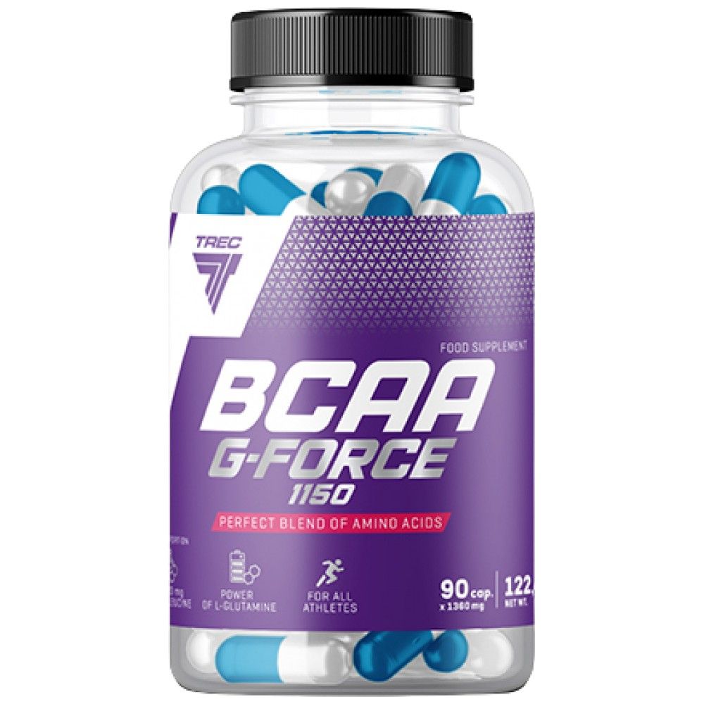 BCAA G-Force 1150 | BCAA + Caps Glutamine - 90 κάψουλες
