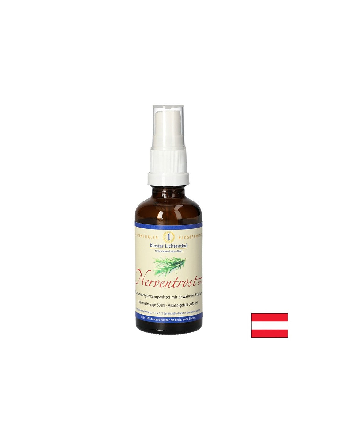 Φυτική φόρμουλα για το νευρικό σύστημα, 50 ml σπρέι