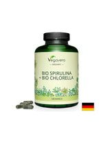 Bio Spirulina + Chlorella - Bio Spirulina + Bio Chlorella, 240 κάψουλες <tc>Vegavero</tc>