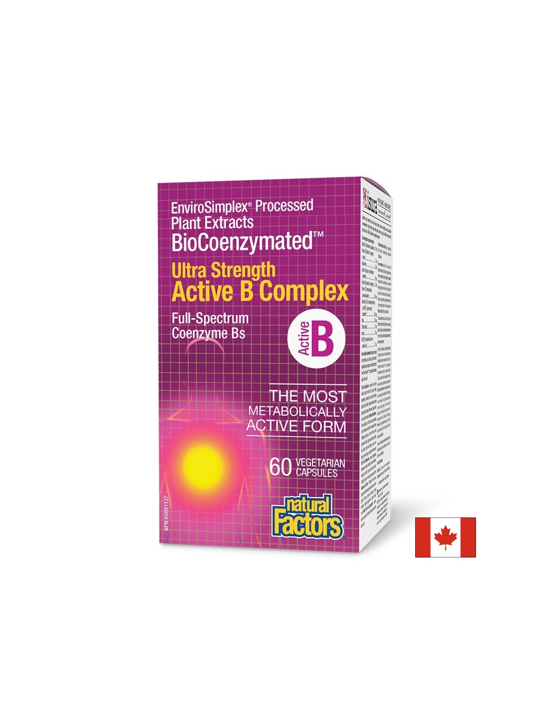 BioCoenzymated ™ Active B-Complex Ultra Strength, 60 V κάψουλες