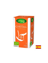 Curcuma +, Bio/ κουρκούμη + τζίντζερ, γλυκόριζα και μαύρο πιπέρι, 20 σακούλες φίλτρων