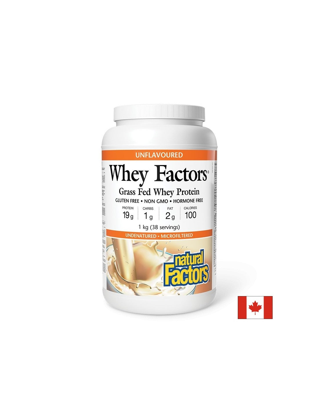 Πρωτεΐνη ορού γάλακτος ® Pure Whey - Unflavored, για μυς και ανάκαμψη, σκόνη 1 kg