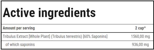 Tribulon - Tribulus terrestris | Elite Men's Formula - 120 κάψουλες