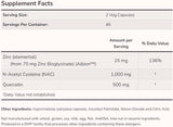 NAC | Με Quercetin & ψευδάργυρο [90 κάψουλες, 45 μερίδες]