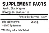 Φυσική σωματική διάπλαση | Beta -Ecdysterone 255 mg - 60 κάψουλες