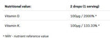 Vitamin D3 4000 + K2 Drops 30 мл - Feel You
