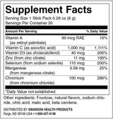 Βοήθεια ανοσίας με C Plus Vitamin D και ψευδάργυρο | Γεύση εσπεριδοειδών 30 πακέτα
