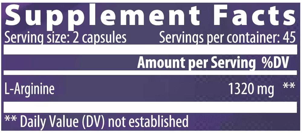 L-αργινίνη 660 mg 90 κάψουλες