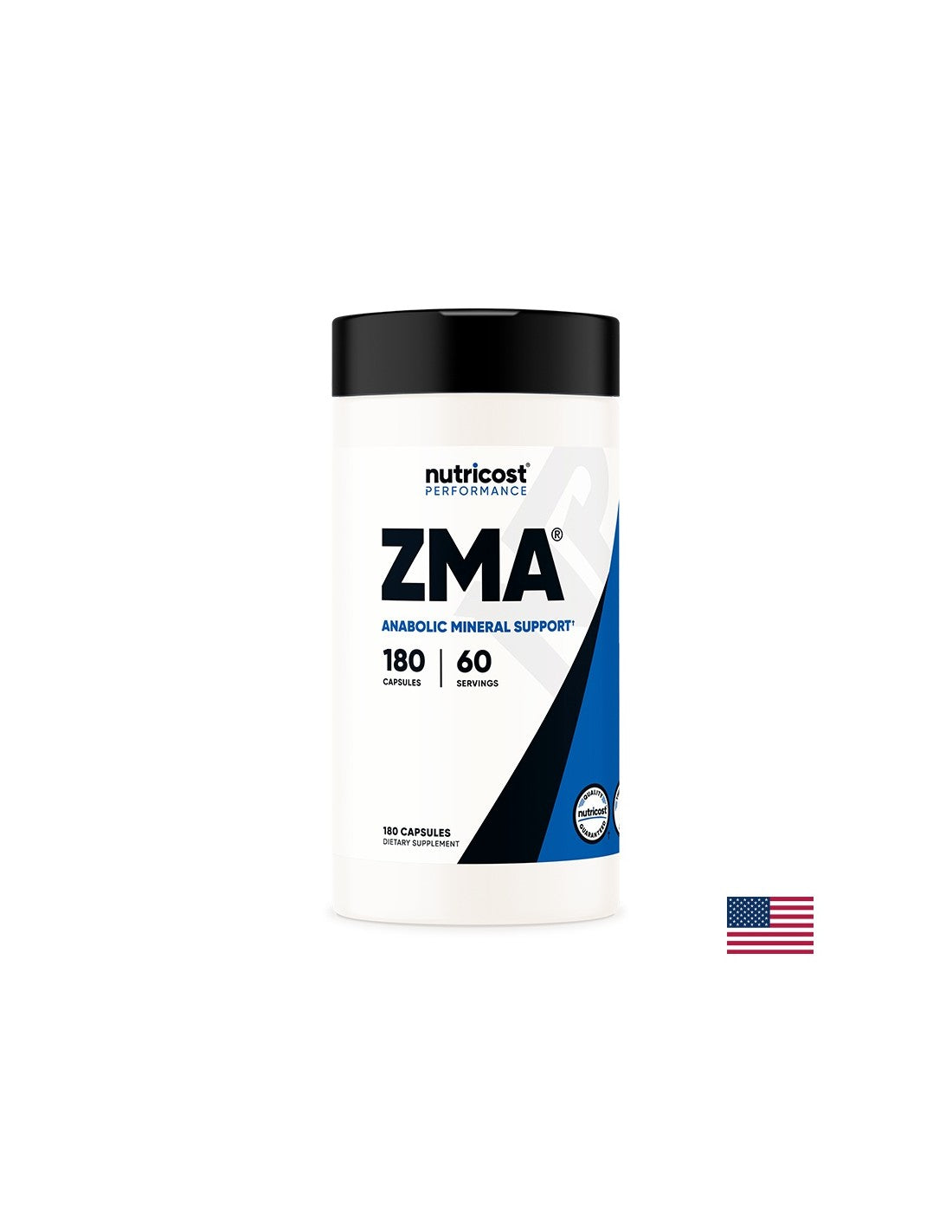 Ψευδάργυρος, μαγνήσιο και βιταμίνη Β6 - ZMA, 180 κάψουλες <tc>Nutricost</tc>
