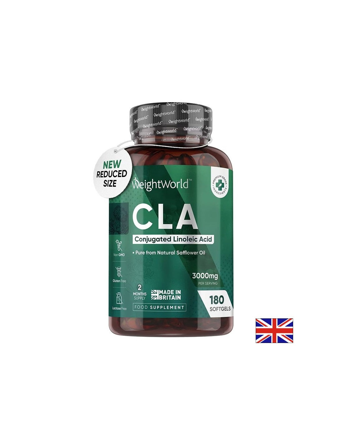 CLA - συζευγμένο λινολεϊκό οξύ, 3000 mg x 180 Softgels Weight World