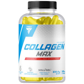 Collagen Max | Solugel® with Hyaluronic Acid & Vitamin C - 180 capsules - Nutra Best Europe