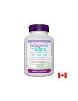 Collagen30® με Βιοτίνη/Κολλαγόνο (βιοενεργά πεπτίδια κολλαγόνου) με βιοτίνη, 120 δισκία <tc>Webber Naturals</tc>