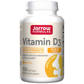 Vitamin D3 1000 IU - 100 Gel capsules - Nutra Best Europe