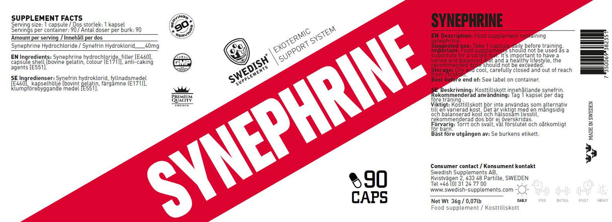 Synephrine HCL - 90 κάψουλες