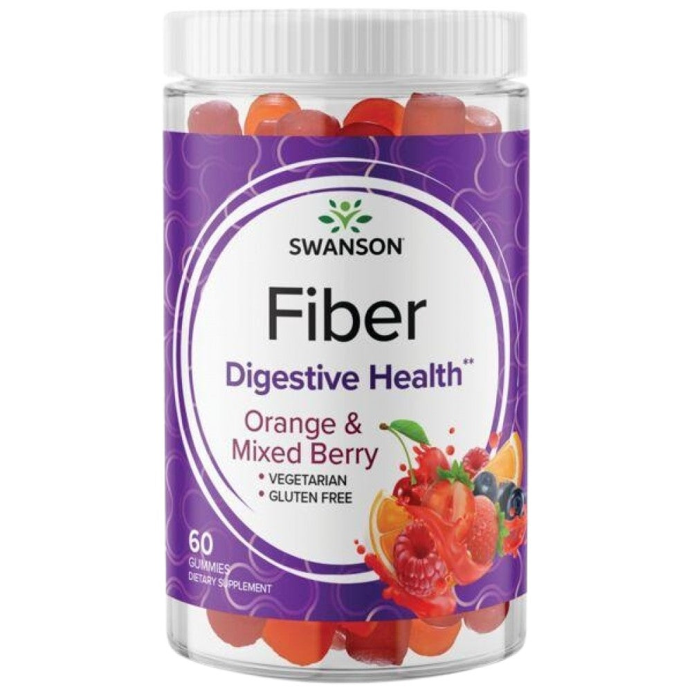 Gummies Fiber | Orange & Mix Berry - 60 μασώμενα δισκία