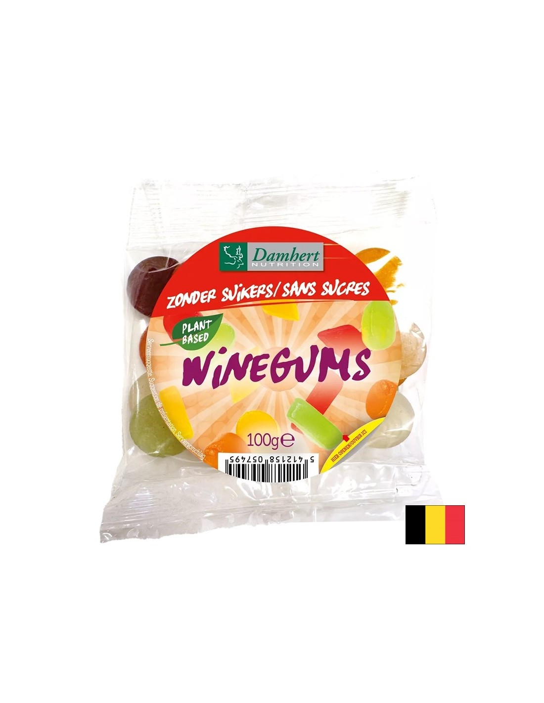 Chewy Fruit Candies (χωρίς ζάχαρη), 100 g